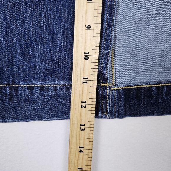 J.Crew High Rise Denim Front Slit Midi Skirt Womens 4 Pencil Western CB967 Jean - Picture 14 of 16